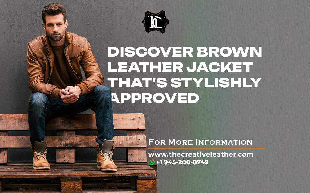 Discover Brown Leather Jacket That’s Stylishly Approved