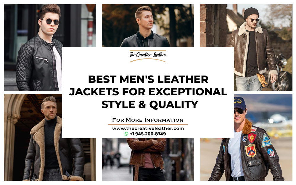 Best Men's Leather Jackets For Exceptional Style & Quality